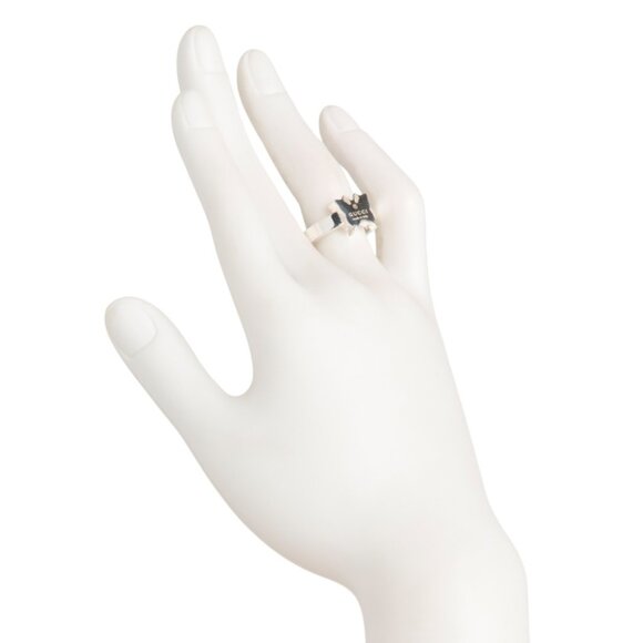 GUCCI Sterling Silver Made In Italy Sterling Silver Butterfly Motif Ring - Picture 2 of 2